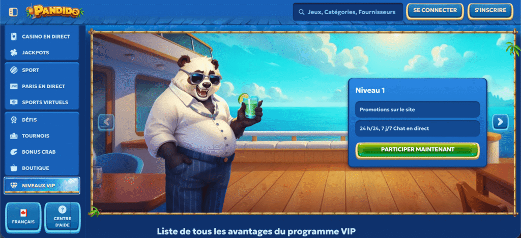 Programme VIP Pandido
